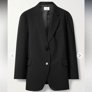 NWOT The Frankie Shop Black Bea Crepe Blazer